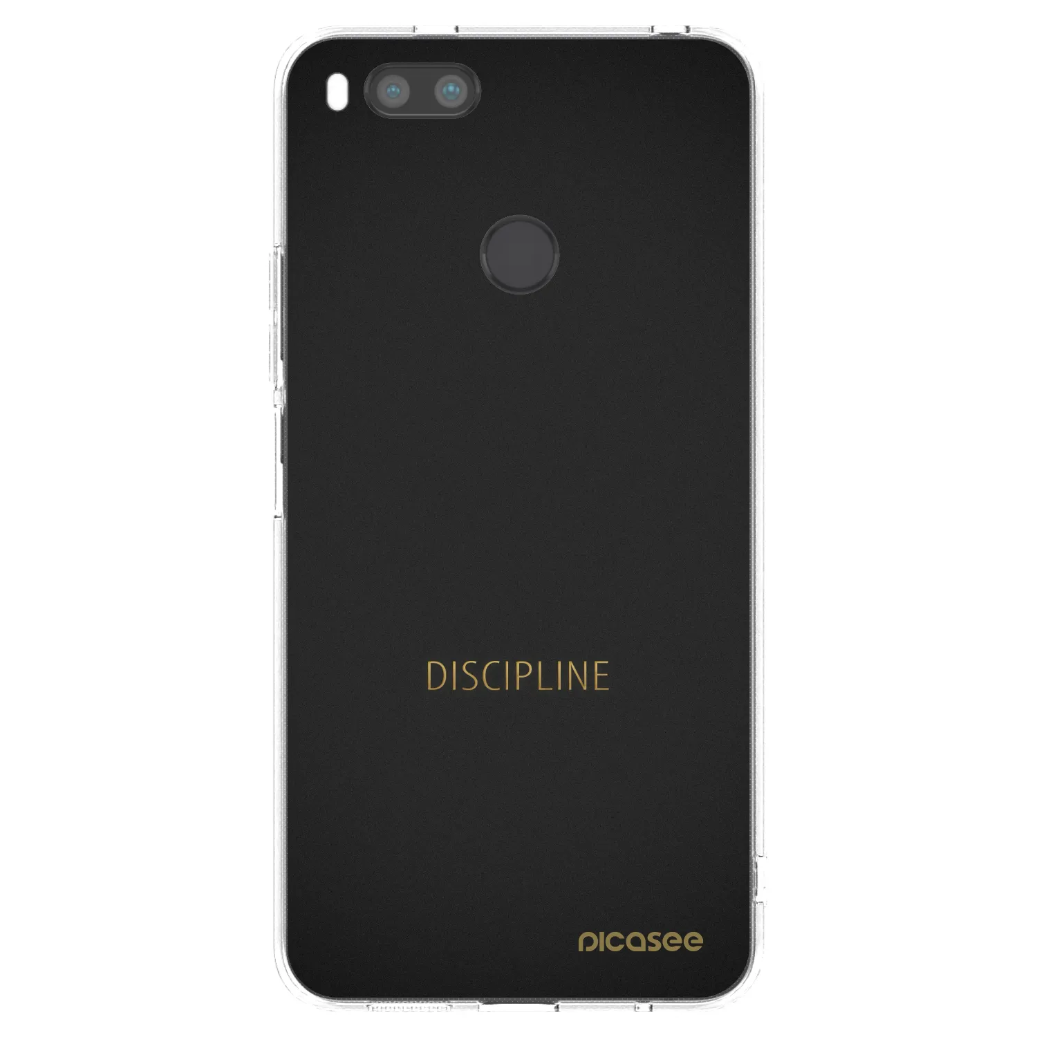 Picasee Xiaomi Redmi A1 Hülle - Transparentes Silikon - Discipline