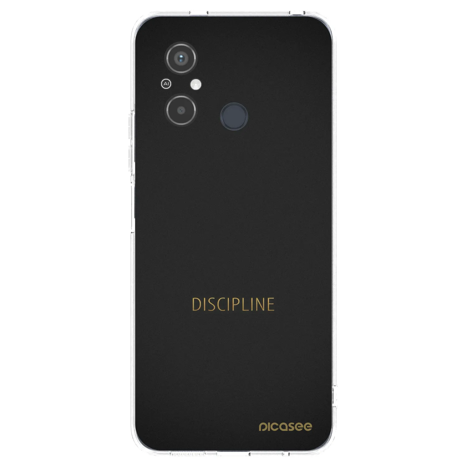 Picasee Xiaomi Redmi 12C Hülle - Transparentes Silikon - Discipline