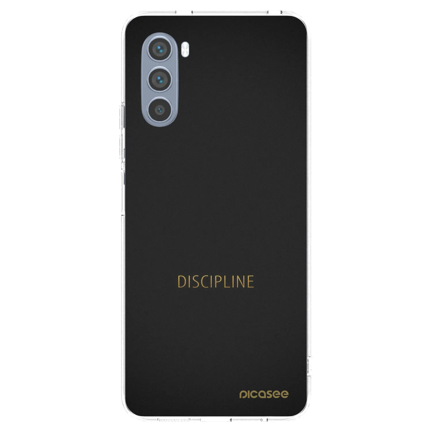 Picasee Motorola Moto G62 Hülle - Transparentes Silikon - Discipline