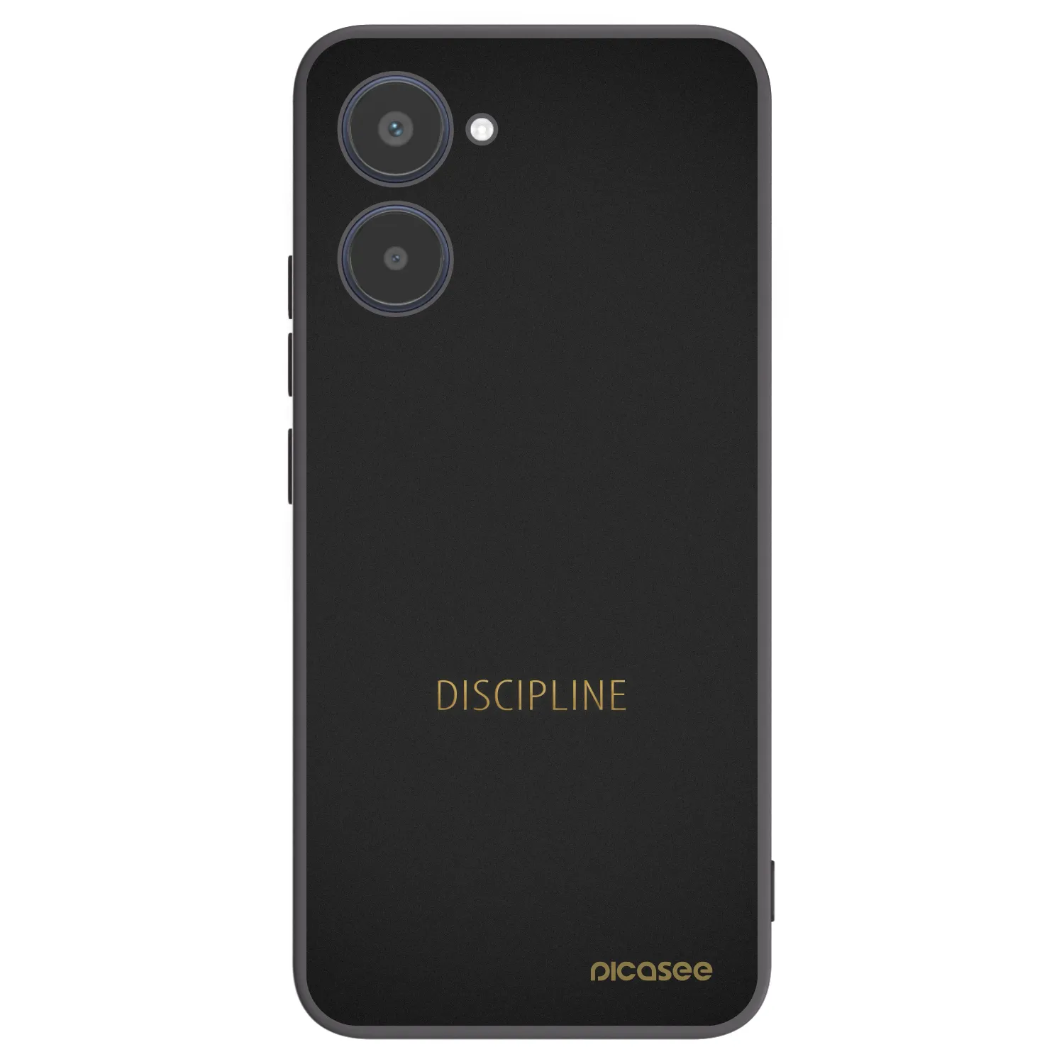 Picasee Realme 10 4G Hülle - Schwarzes Silikon - Discipline