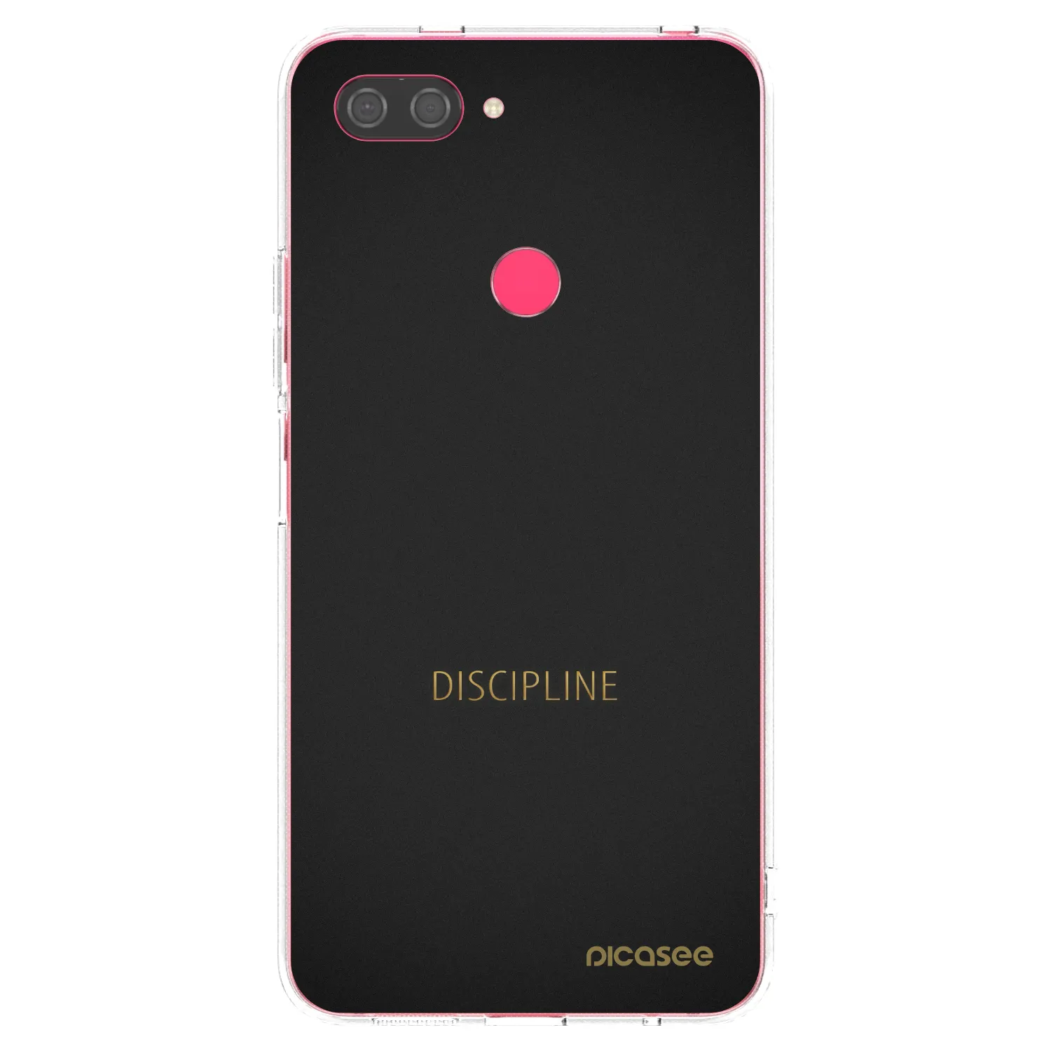 Picasee Xiaomi Mi 8 Lite Hülle - Transparentes Silikon - Discipline