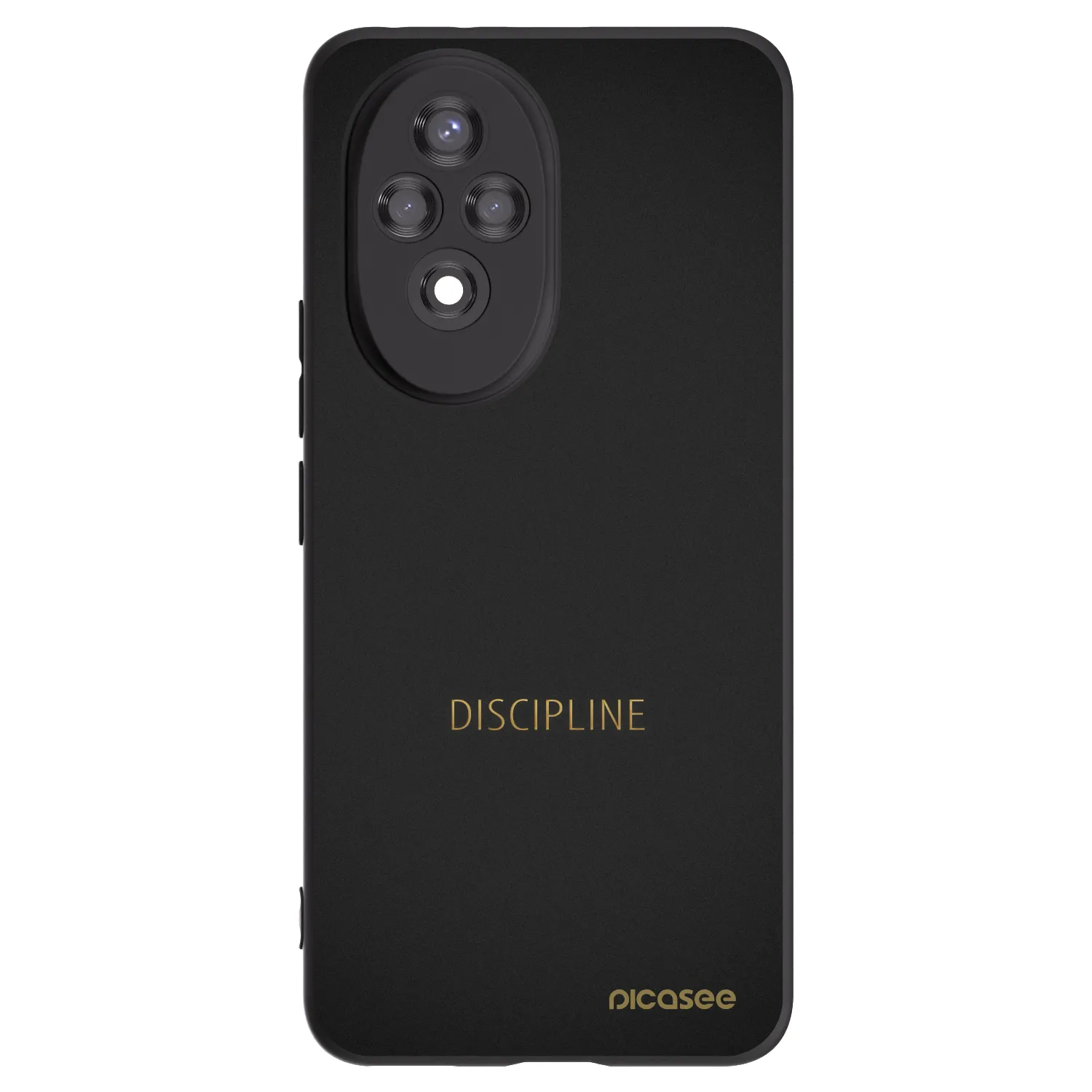 Picasee Honor 200 Pro 5G Hülle - Schwarzes Silikon - Discipline