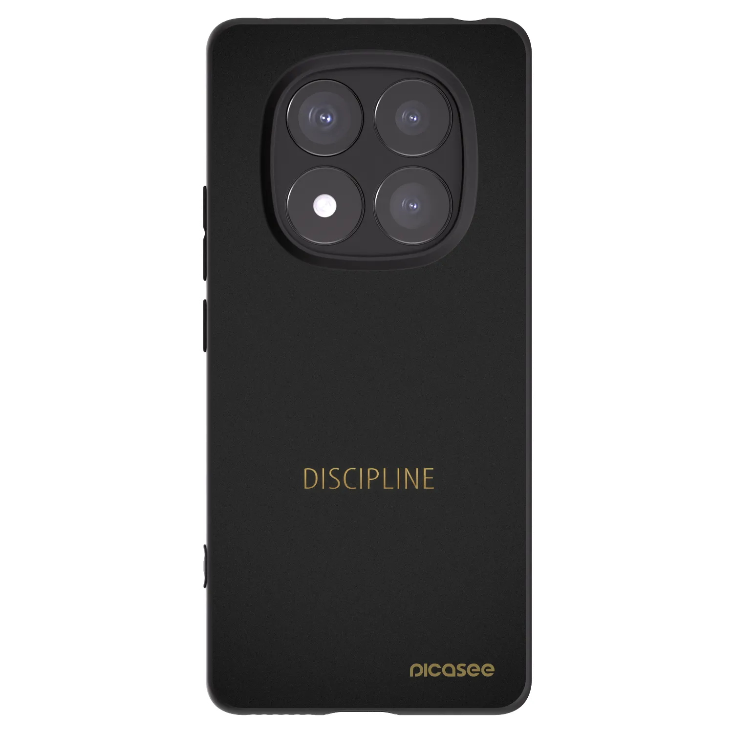 Picasee Xiaomi Redmi Note 14 Pro+ 5G Hülle - Schwarzes Silikon - Discipline