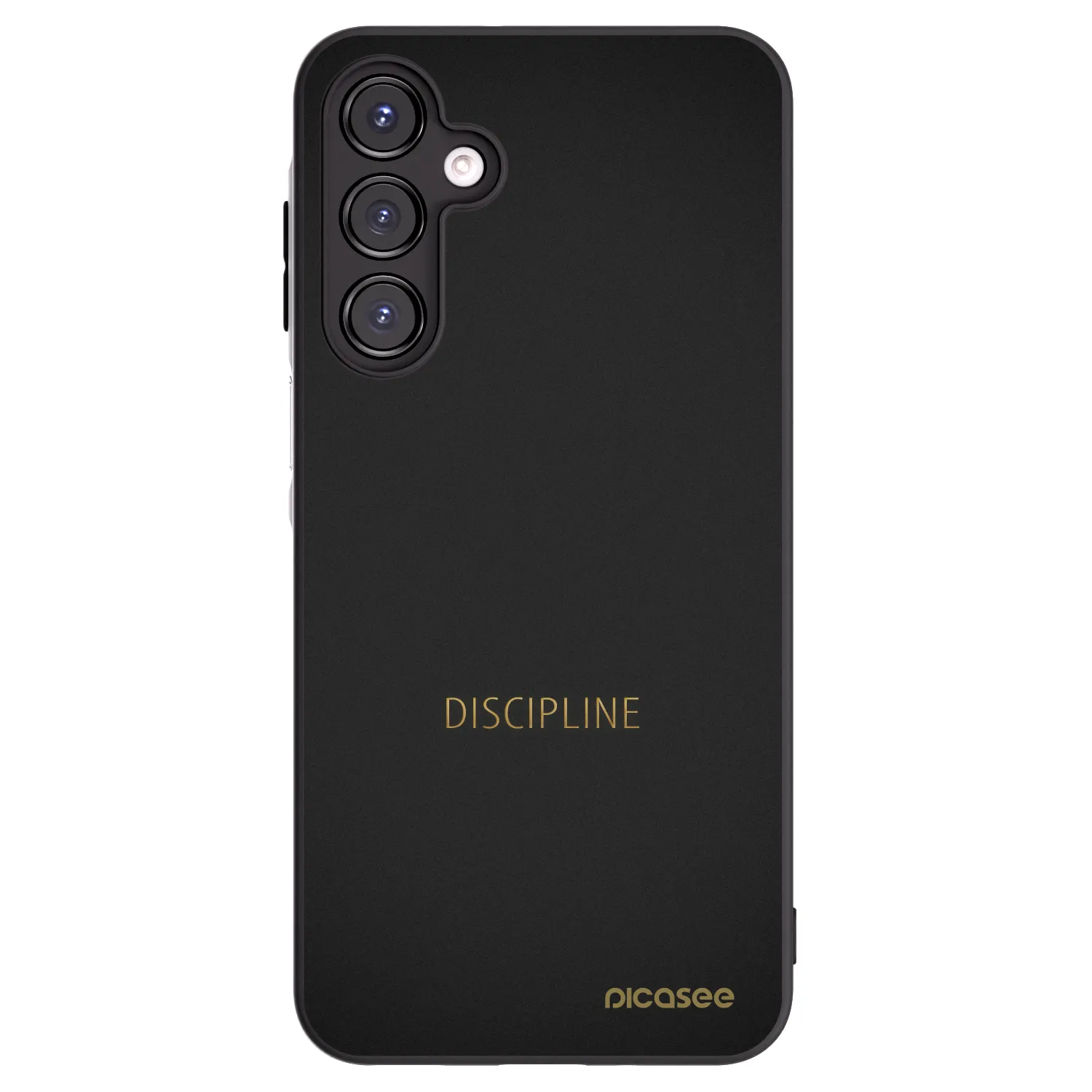 Picasee Samsung Galaxy A16 5G Hülle - Schwarzes Silikon - Discipline