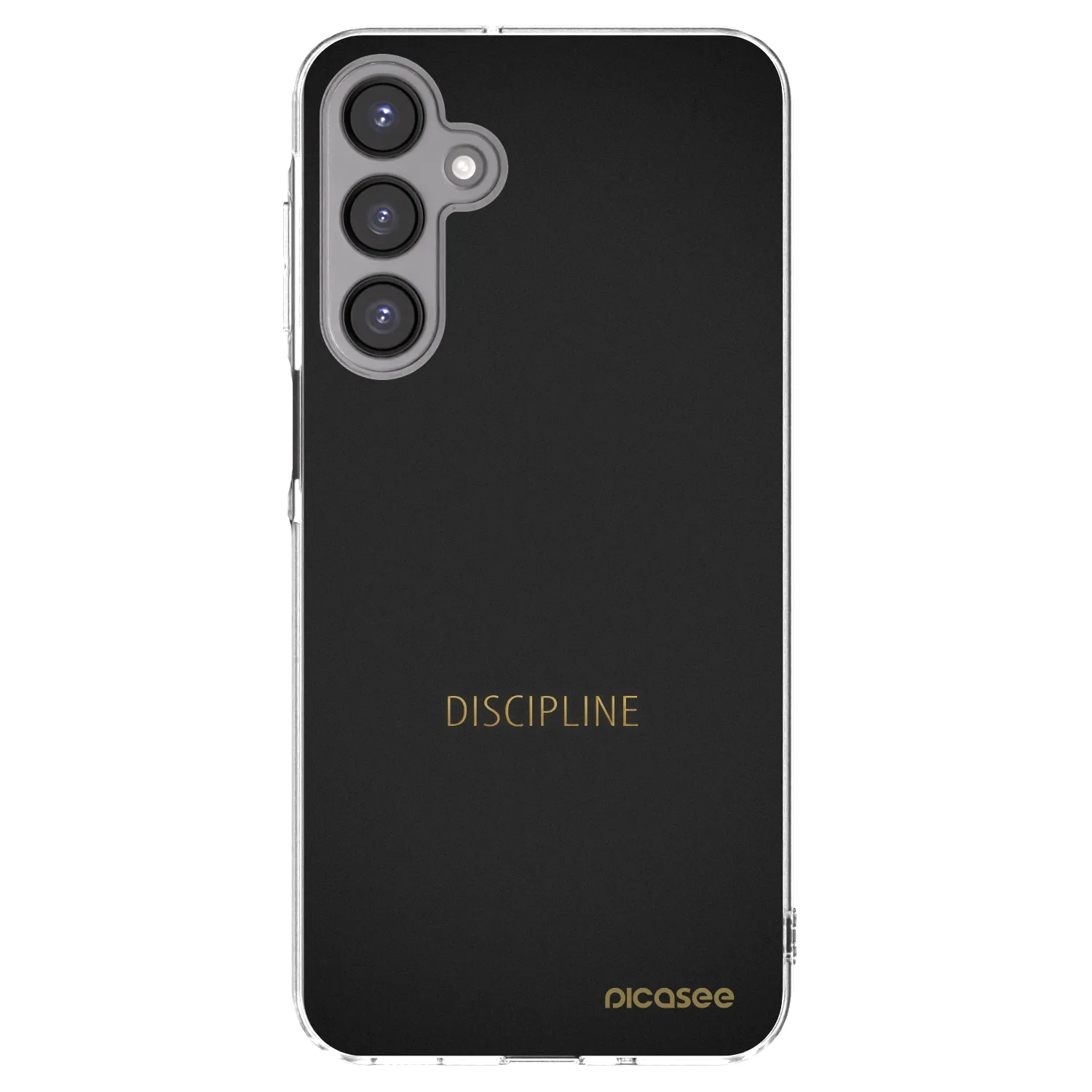 Picasee Samsung Galaxy A16 5G Hülle - Transparentes Silikon - Discipline