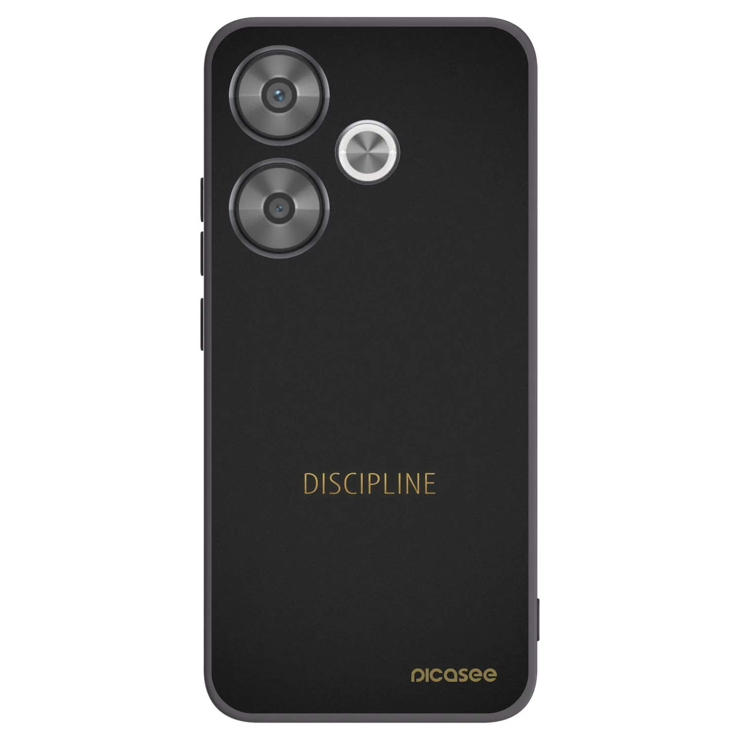 Picasee Xiaomi Poco F6 Hülle - Schwarzes Silikon - Discipline