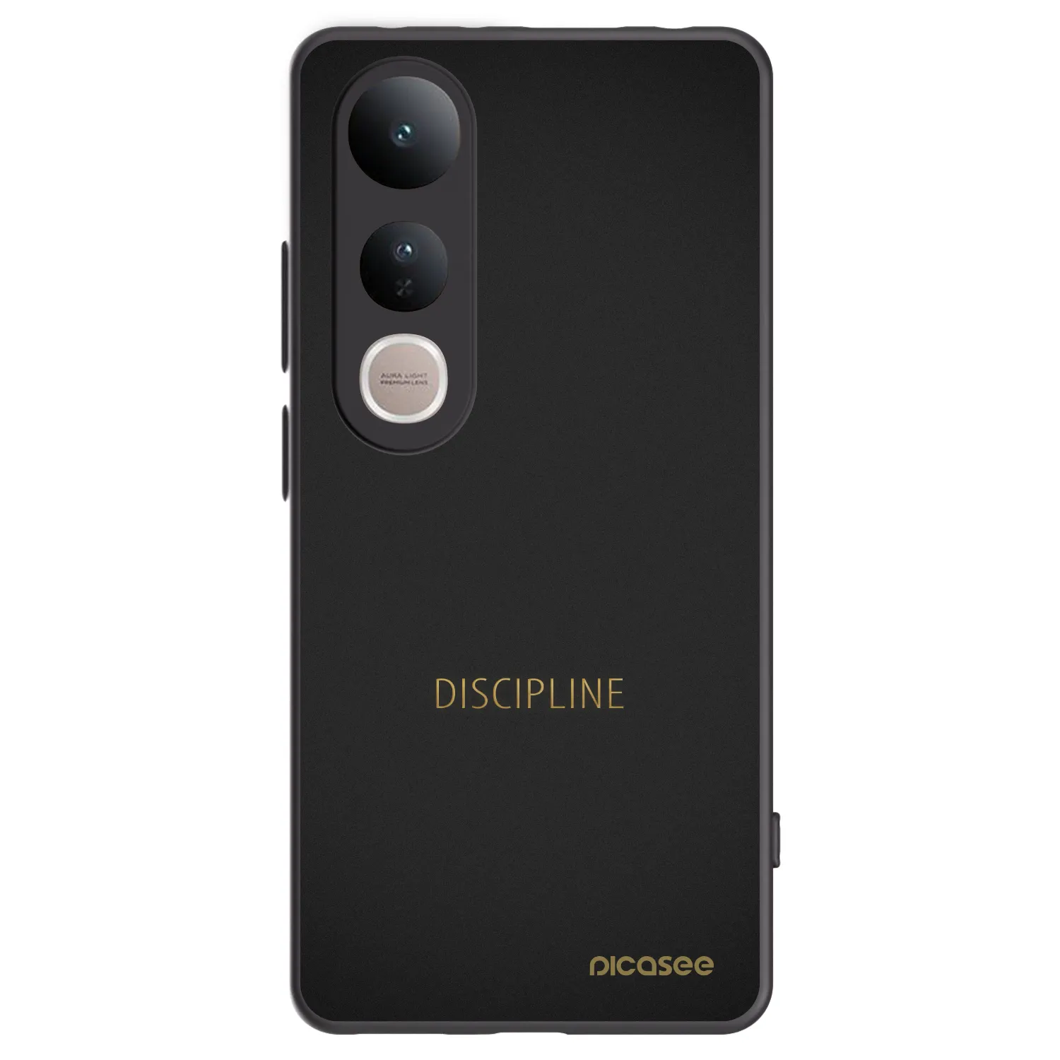 Picasee Vivo V50 Lite 5G Hülle - Schwarzes Silikon - Discipline