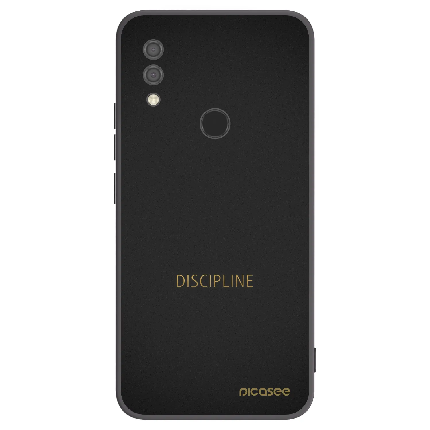 Picasee Xiaomi Redmi 7 Hülle - Schwarzes Silikon - Discipline