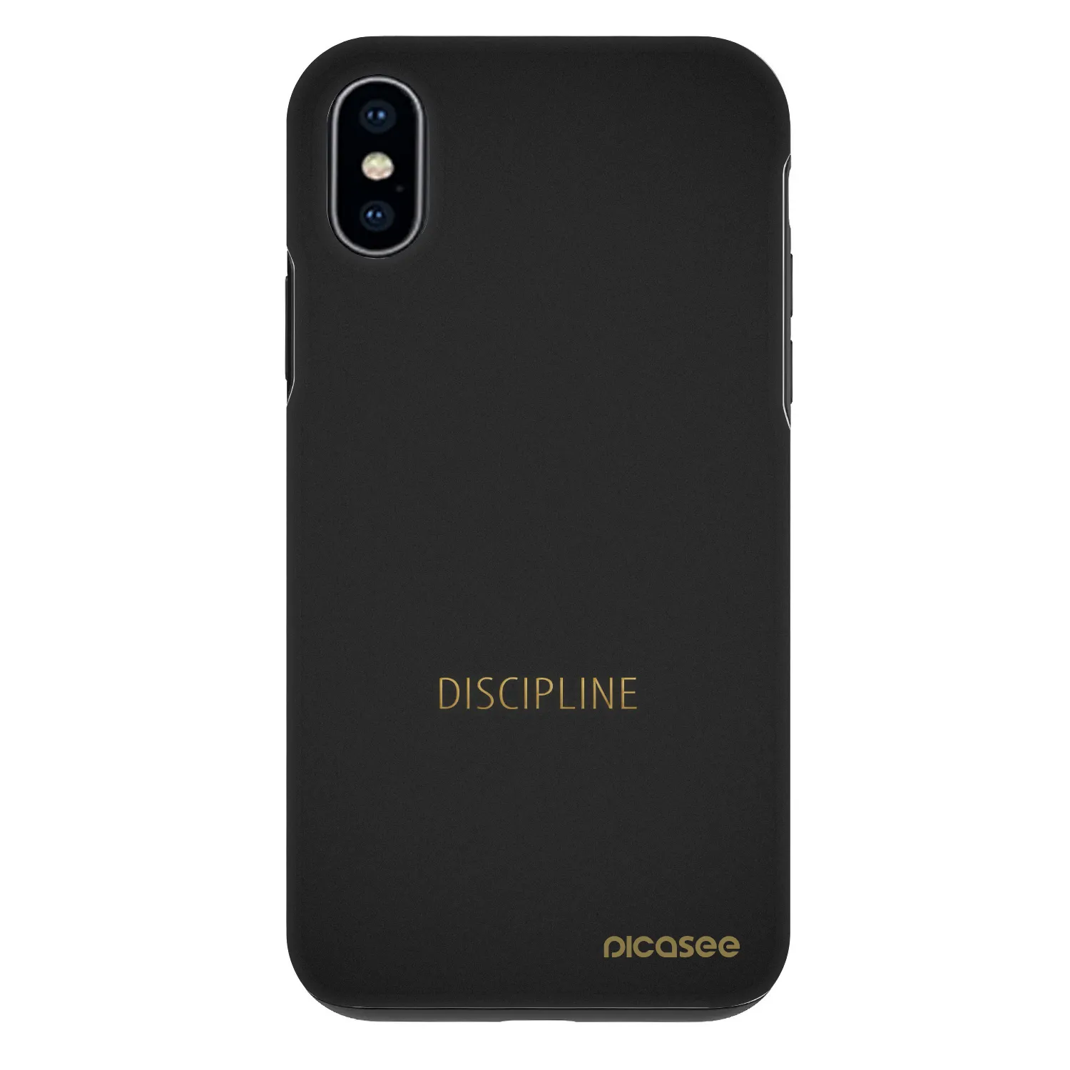 Picasee Fashion Case für Apple iPhone X/XS - Discipline