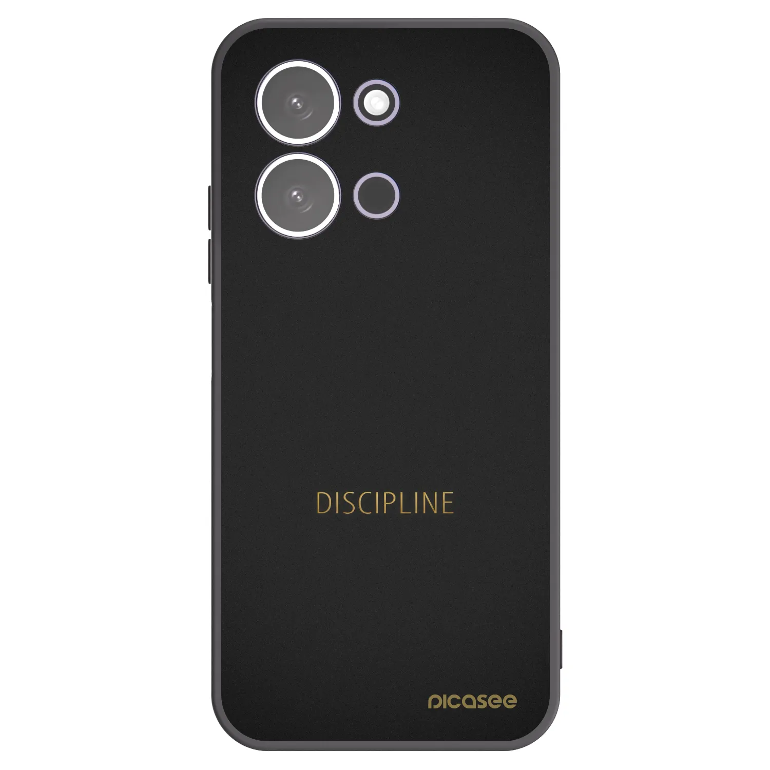 Picasee Xiaomi Redmi 15C 5G Hülle - Schwarzes Silikon - Discipline