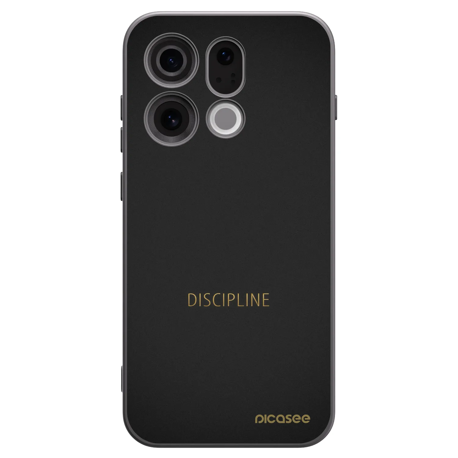 Picasee OPPO Find X9 Hülle - Schwarzes Silikon - Discipline