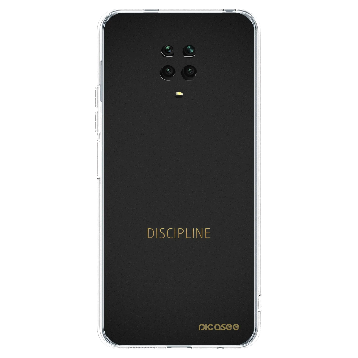 Picasee Xiaomi Redmi Note 9 Pro Hülle - Transparentes Silikon - Discipline