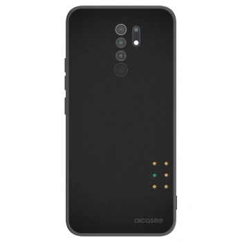 Picasee Xiaomi Redmi 9 Hülle - Schwarzes Silikon - Pulse