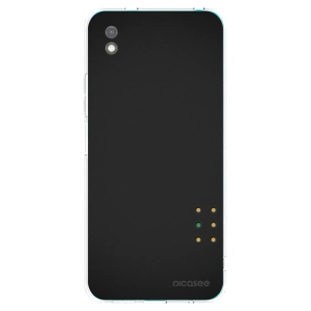 Picasee Xiaomi Redmi 9A Hülle - Schwarzes Silikon - Pulse