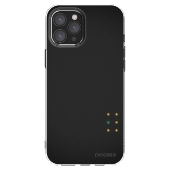 Picasee Apple iPhone 12 Pro Max Hülle - Transparentes Silikon - Pulse