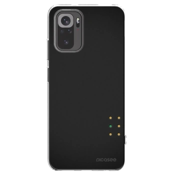 Picasee Xiaomi Redmi Note 10S Hülle - Transparentes Silikon - Pulse