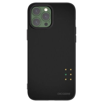 Picasee Apple iPhone 13 Pro Max Hülle - Schwarzes Silikon - Pulse