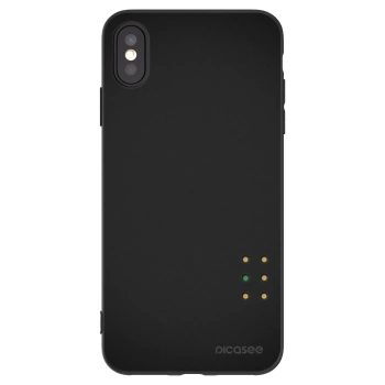 Picasee Apple iPhone XS Max Hülle - Schwarzes Silikon - Pulse