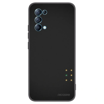 Picasee OPPO A16s Hülle - Schwarzes Silikon - Pulse