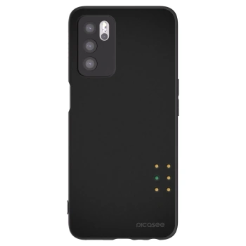 Picasee OPPO A16s Hülle - Schwarzes Silikon - Pulse