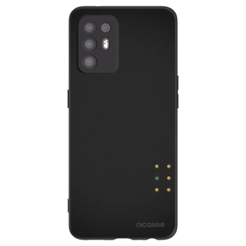 Picasee OPPO A94 5G Hülle - Schwarzes Silikon - Pulse