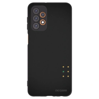 Picasee Samsung Galaxy A23 A235F 4G Hülle - Schwarzes Silikon - Pulse