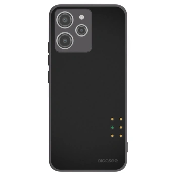 Picasee Xiaomi Redmi 12 4G Hülle - Schwarzes Silikon - Pulse