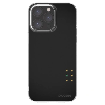 Picasee Apple iPhone 15 Pro Max Hülle - Transparentes Silikon - Pulse