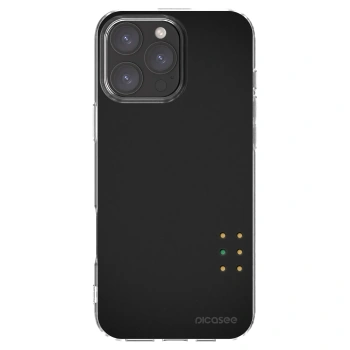 Picasee Apple iPhone 16 Pro Max Hülle - Transparentes Silikon - Pulse