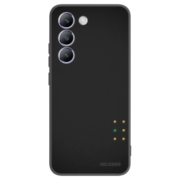 Picasee Vivo V40 SE 5G Hülle - Schwarzes Silikon - Pulse