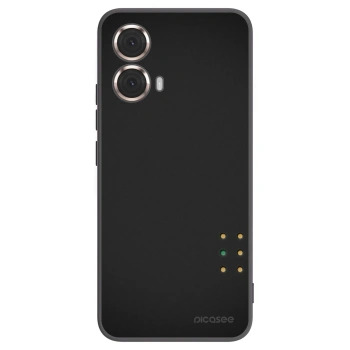 Picasee Motorola Moto G85 Hülle - Schwarzes Silikon - Pulse