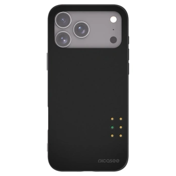 Picasee Apple iPhone 17 Pro Max Hülle - Schwarzes Silikon - Pulse