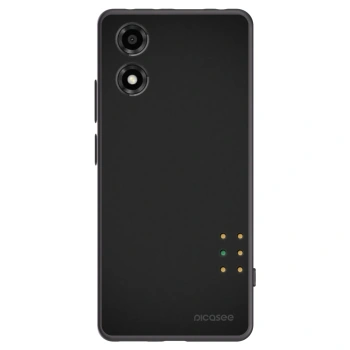 Picasee Motorola Moto E14 Hülle - Schwarzes Silikon - Pulse