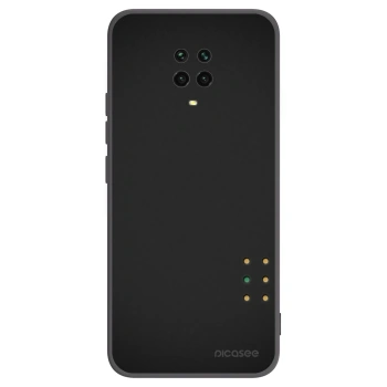 Picasee Xiaomi Redmi Note 9 Pro Hülle - Schwarzes Silikon - Pulse