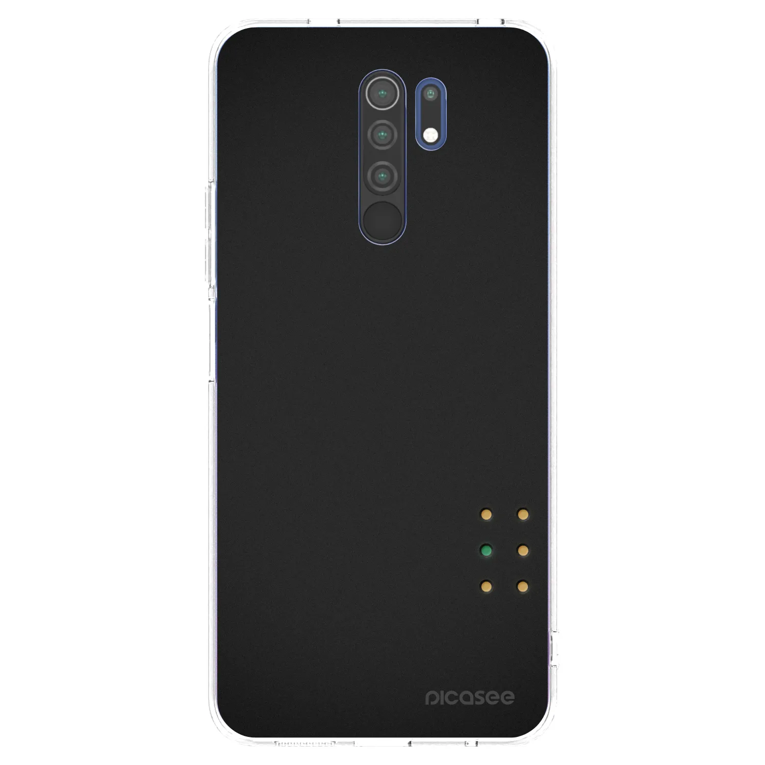 Picasee Xiaomi Redmi 9 Hülle - Transparentes Silikon - Pulse
