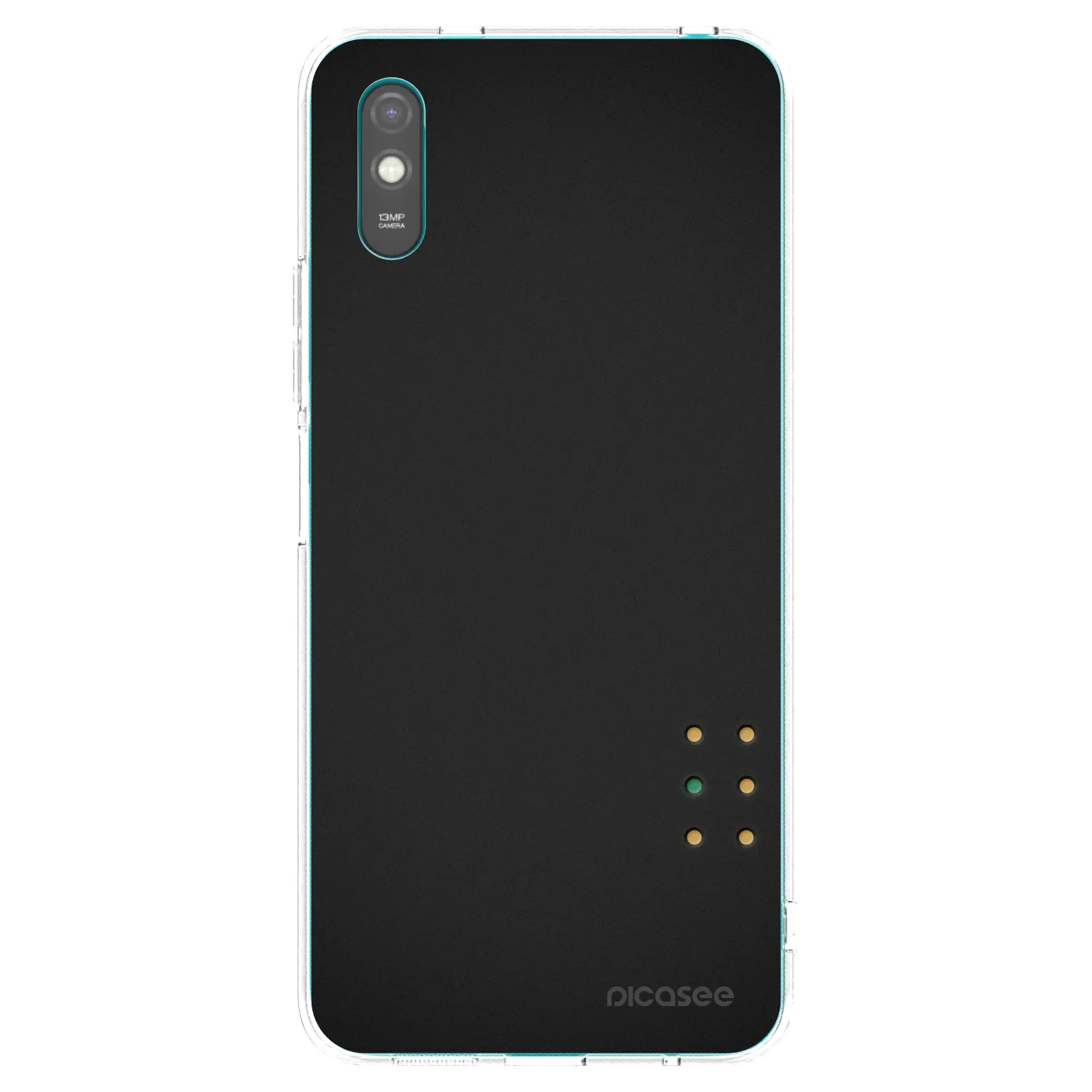 Picasee Xiaomi Redmi 9A Hülle - Transparentes Silikon - Pulse