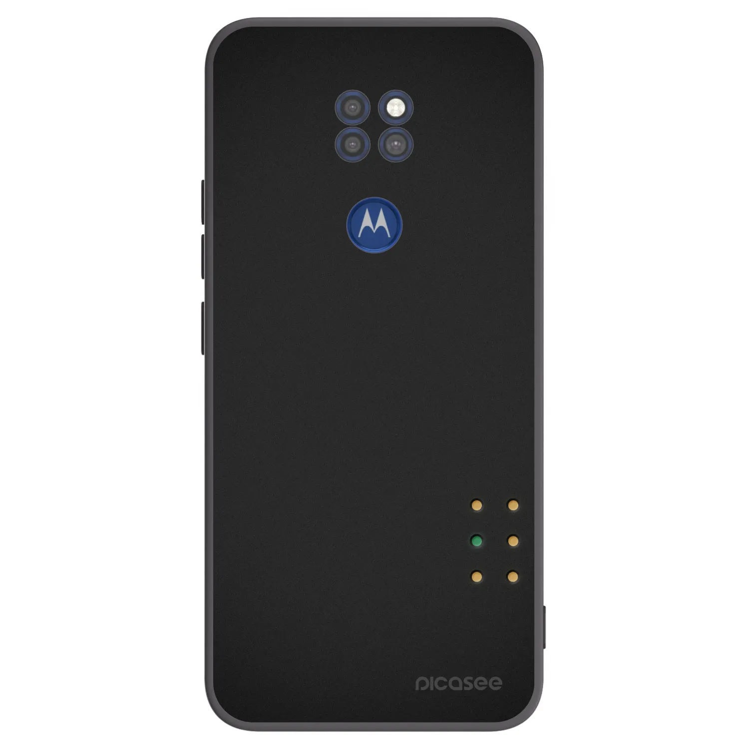 Picasee Motorola Moto G9 Play Hülle - Schwarzes Silikon - Pulse