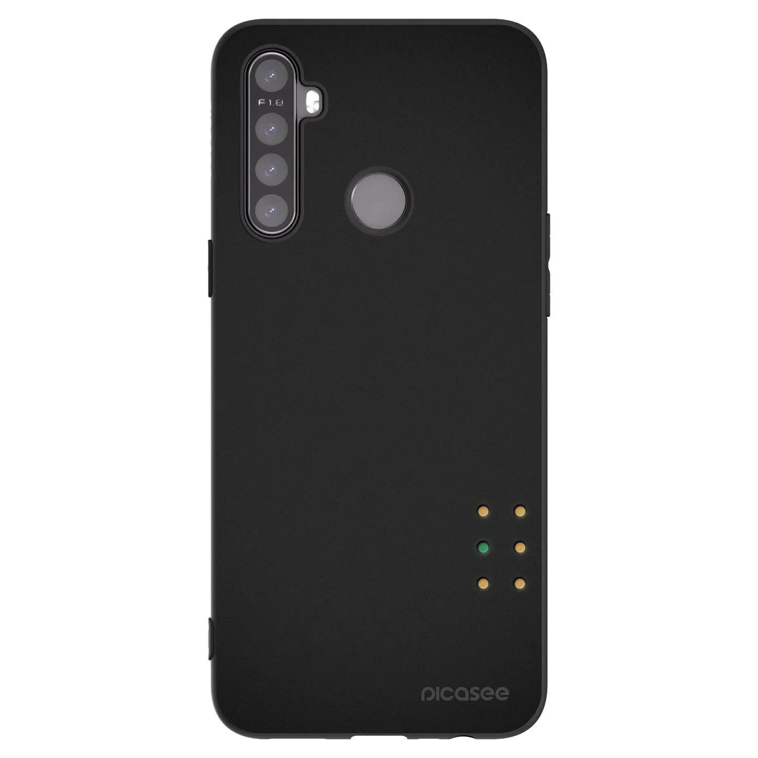 Picasee Realme 5 Hülle - Schwarzes Silikon - Pulse