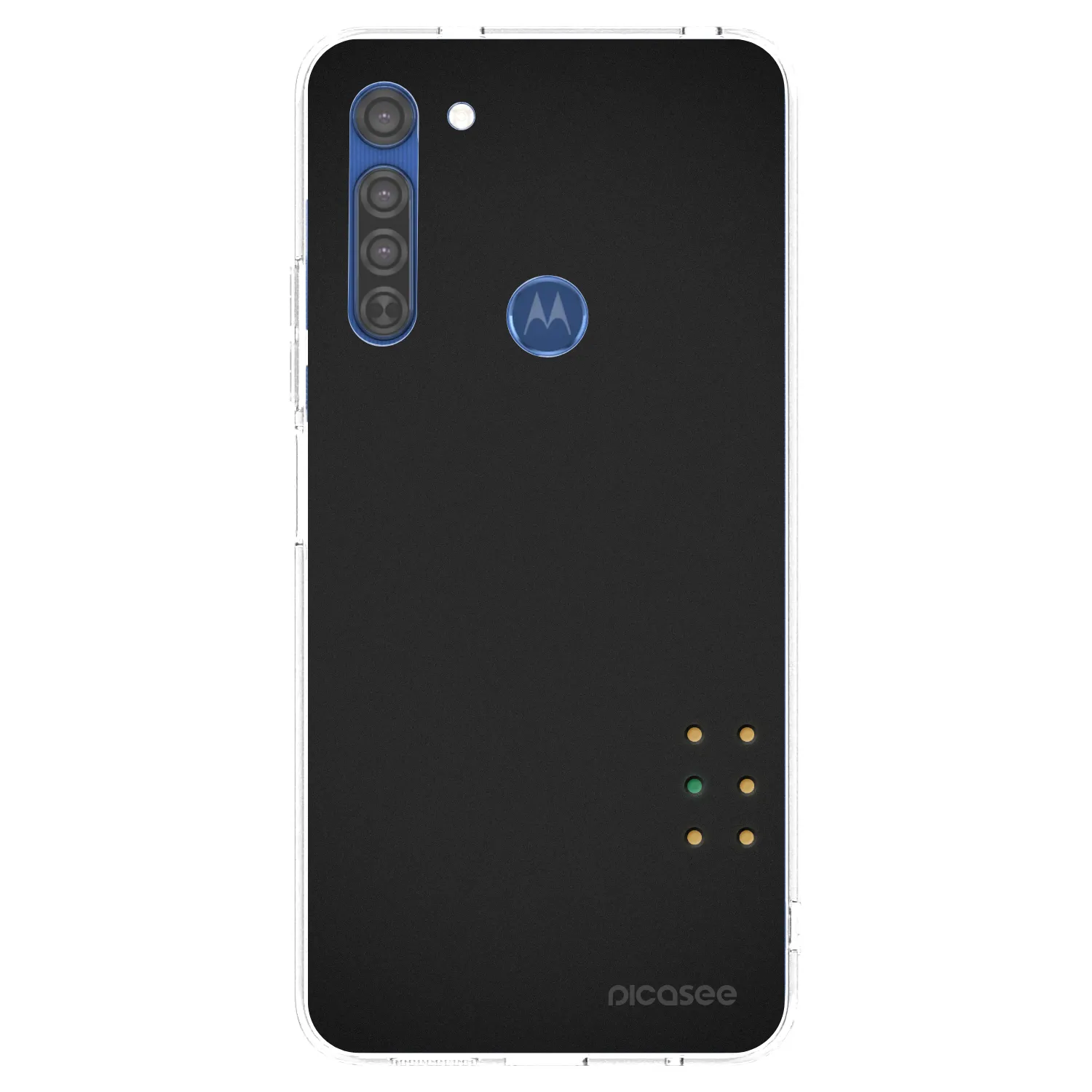 Picasee Motorola Moto G8 Hülle - Transparentes Silikon - Pulse