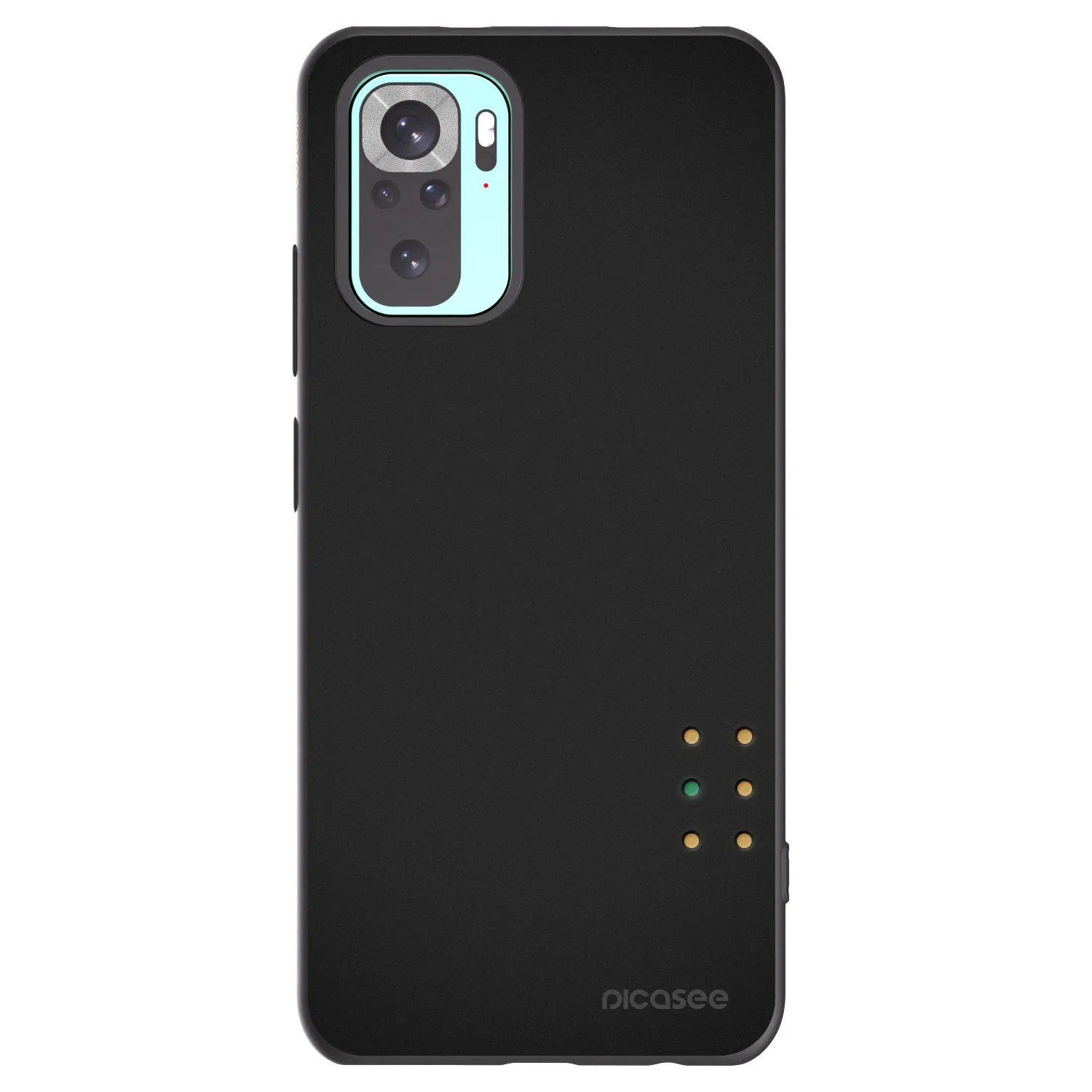 Picasee Xiaomi Redmi Note 10 Pro Hülle - Schwarzes Silikon - Pulse