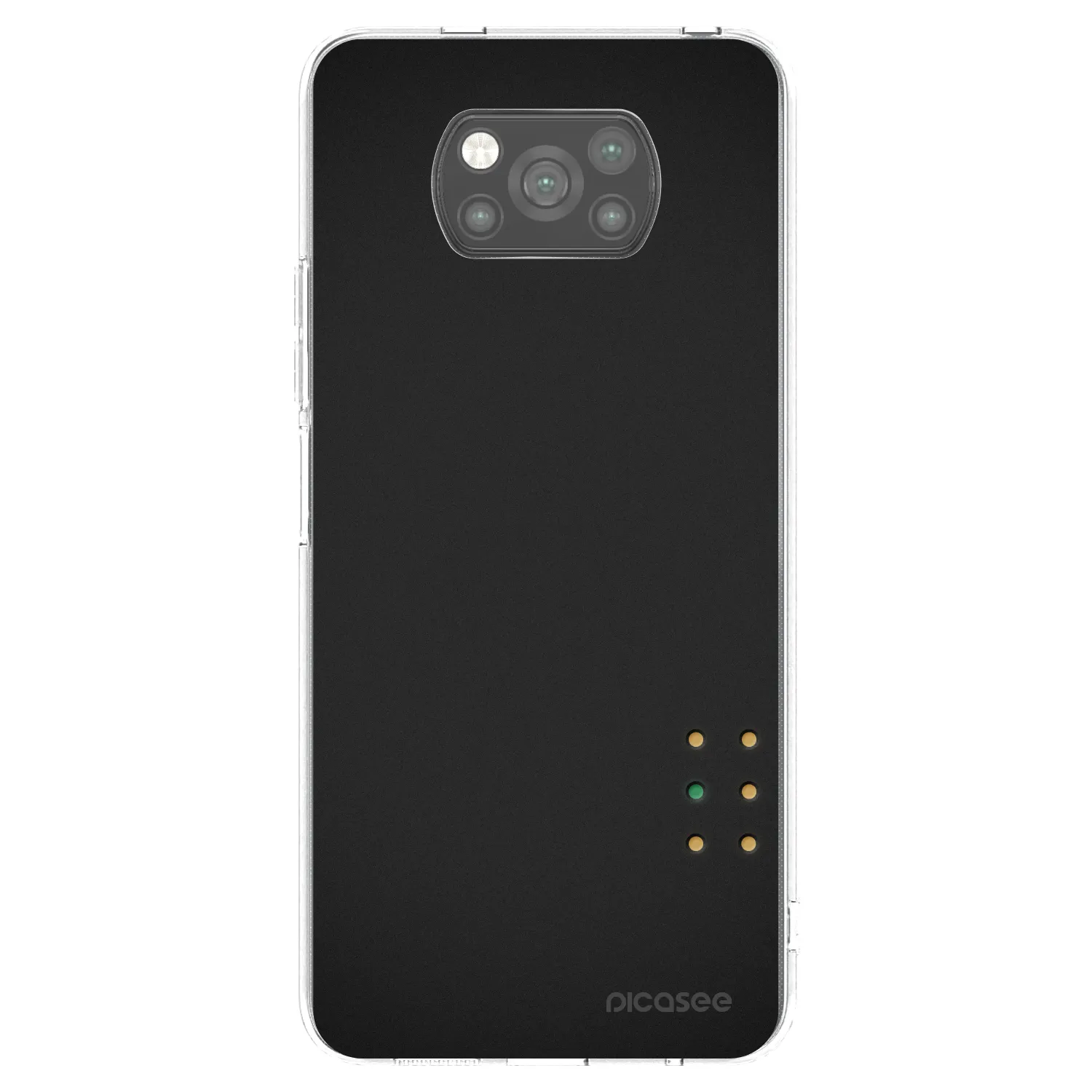 Picasee Xiaomi Poco X3 Pro Hülle - Schwarzes Silikon - Pulse