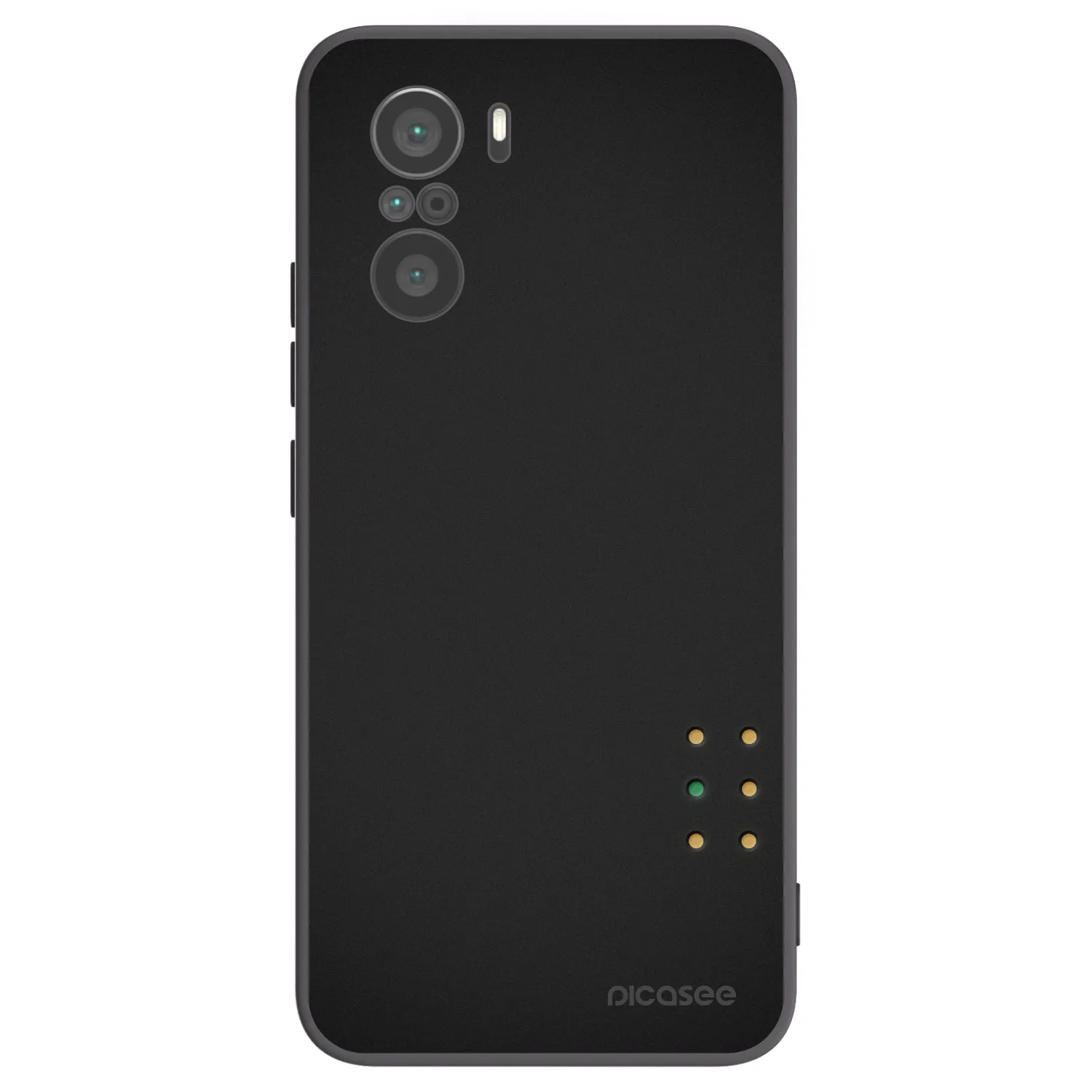 Picasee Xiaomi Poco F3 Hülle - Schwarzes Silikon - Pulse