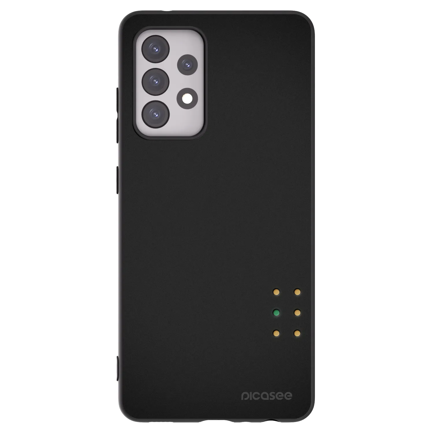 Picasee Samsung Galaxy A52s 5G A528B Hülle - Schwarzes Silikon - Pulse