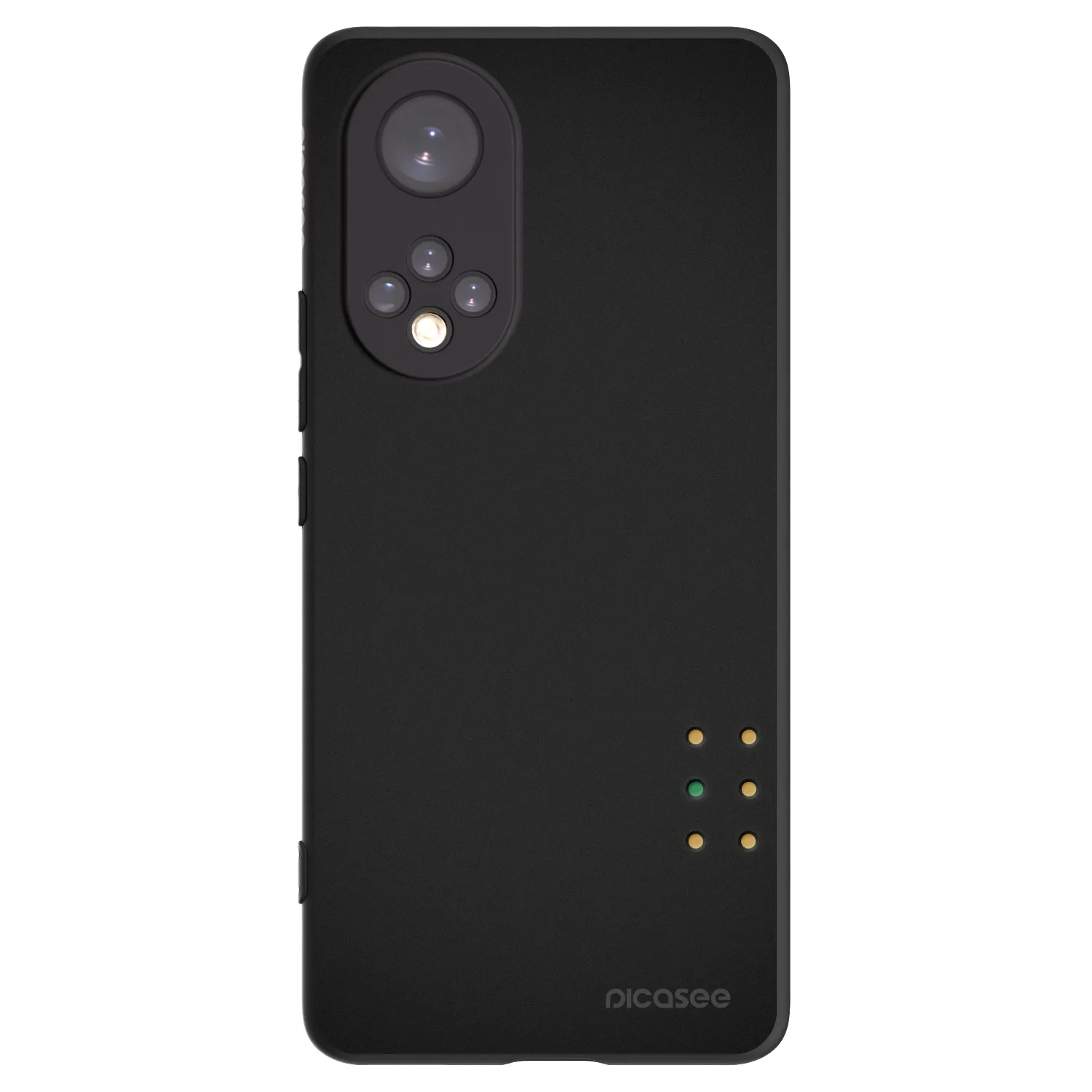 Picasee Honor 50 5G Hülle - Schwarzes Silikon - Pulse