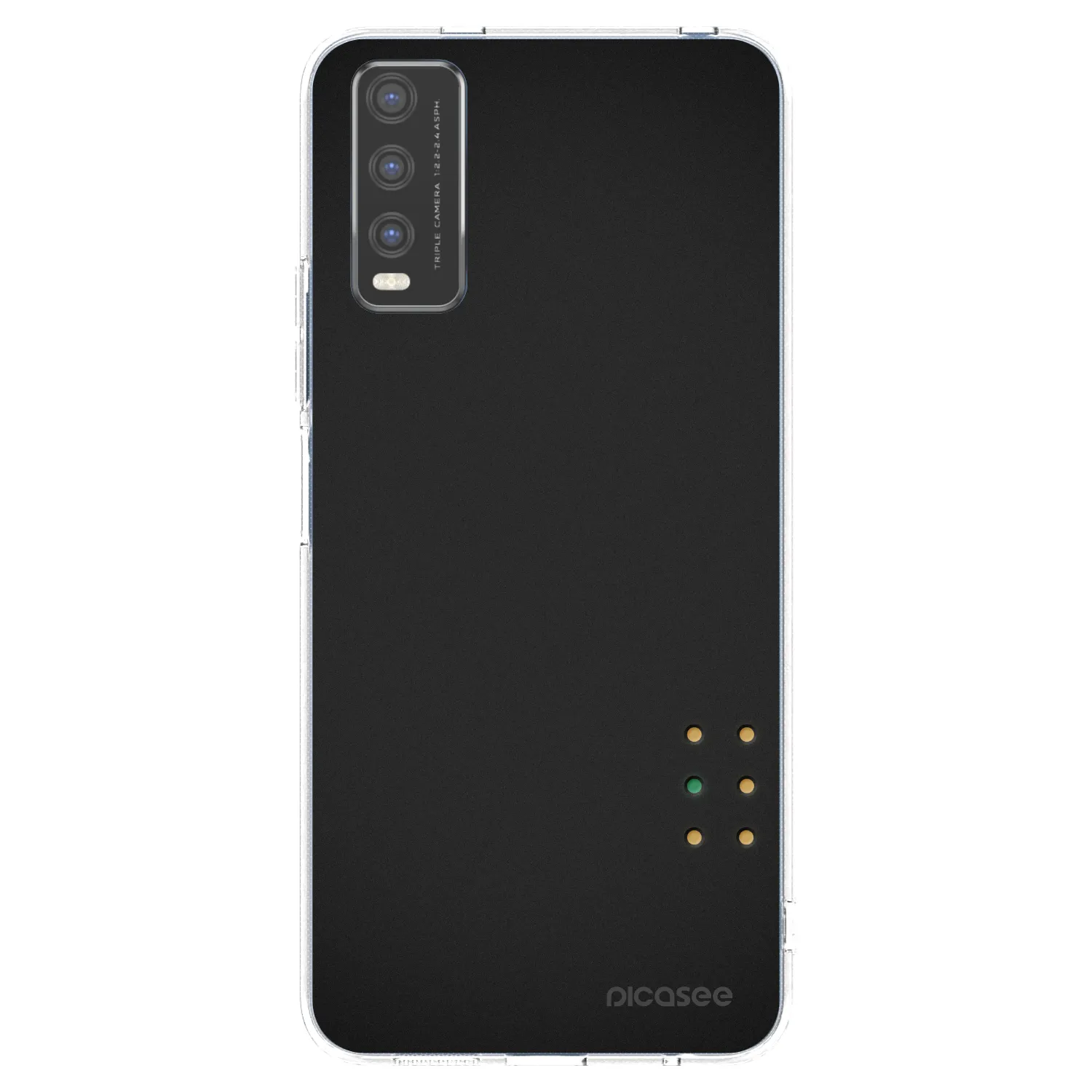 Picasee Vivo Y20s Hülle - Transparentes Silikon - Pulse