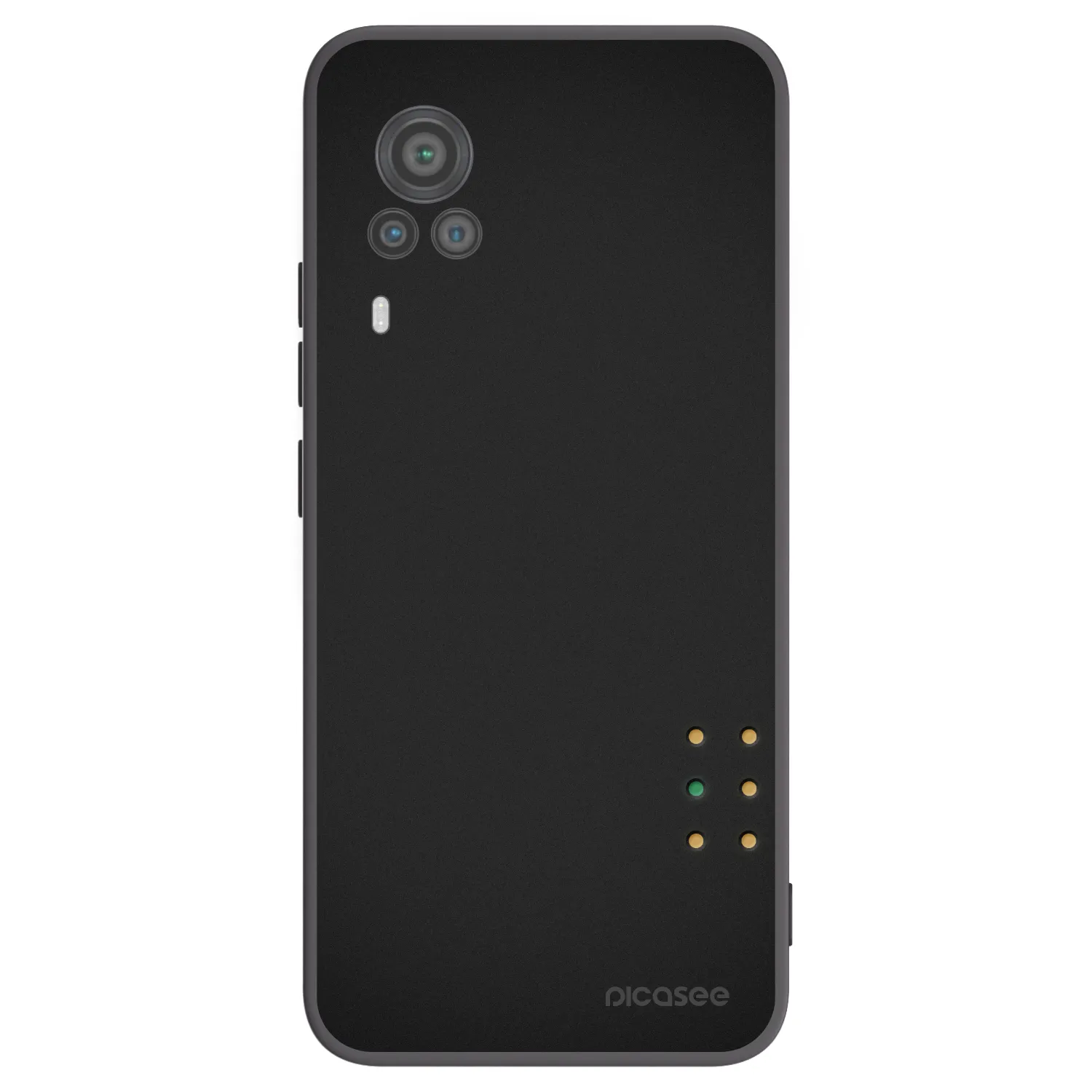 Picasee Vivo X60 Pro 5G Hülle - Schwarzes Silikon - Pulse