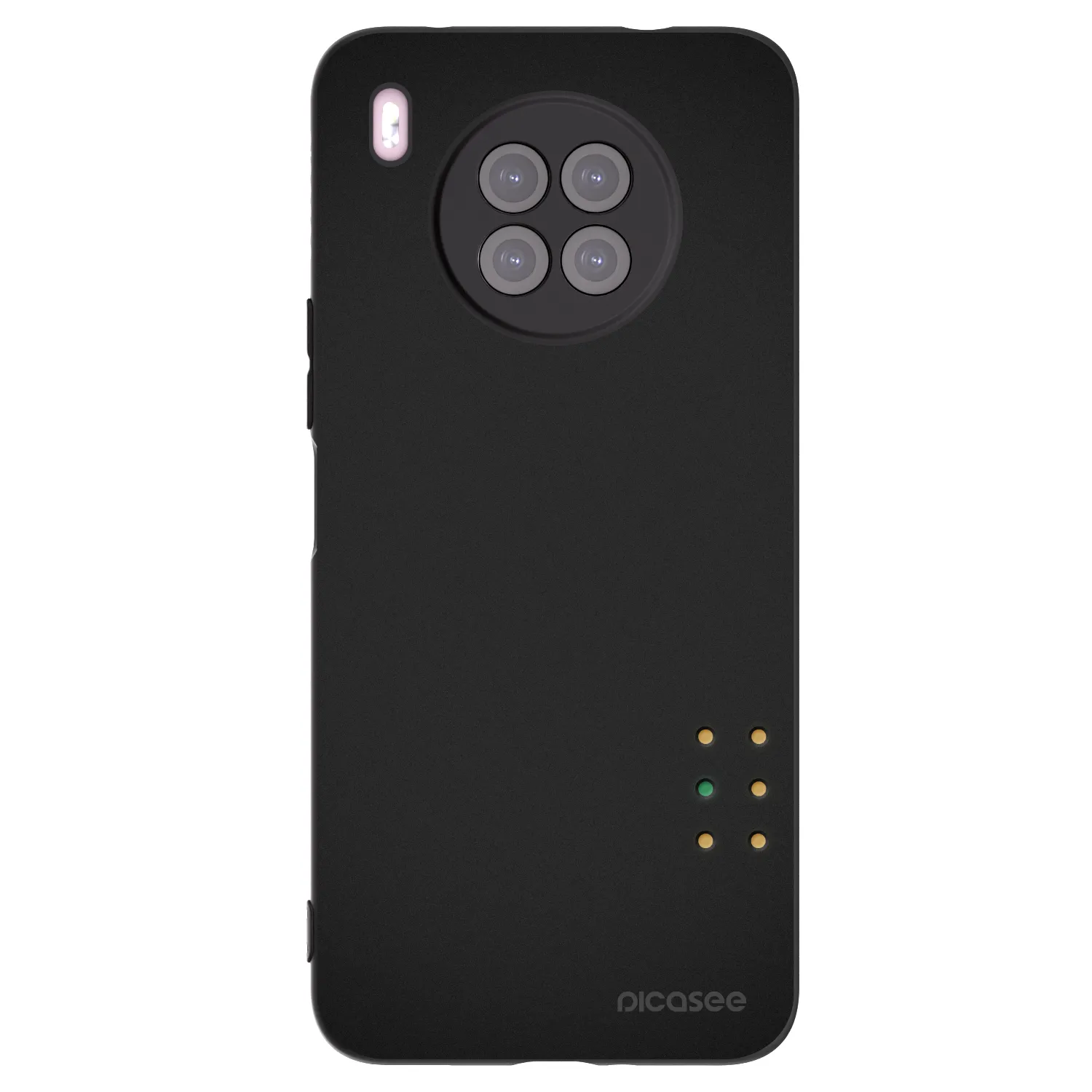 Picasee Huawei Nova 8i Hülle - Schwarzes Silikon - Pulse