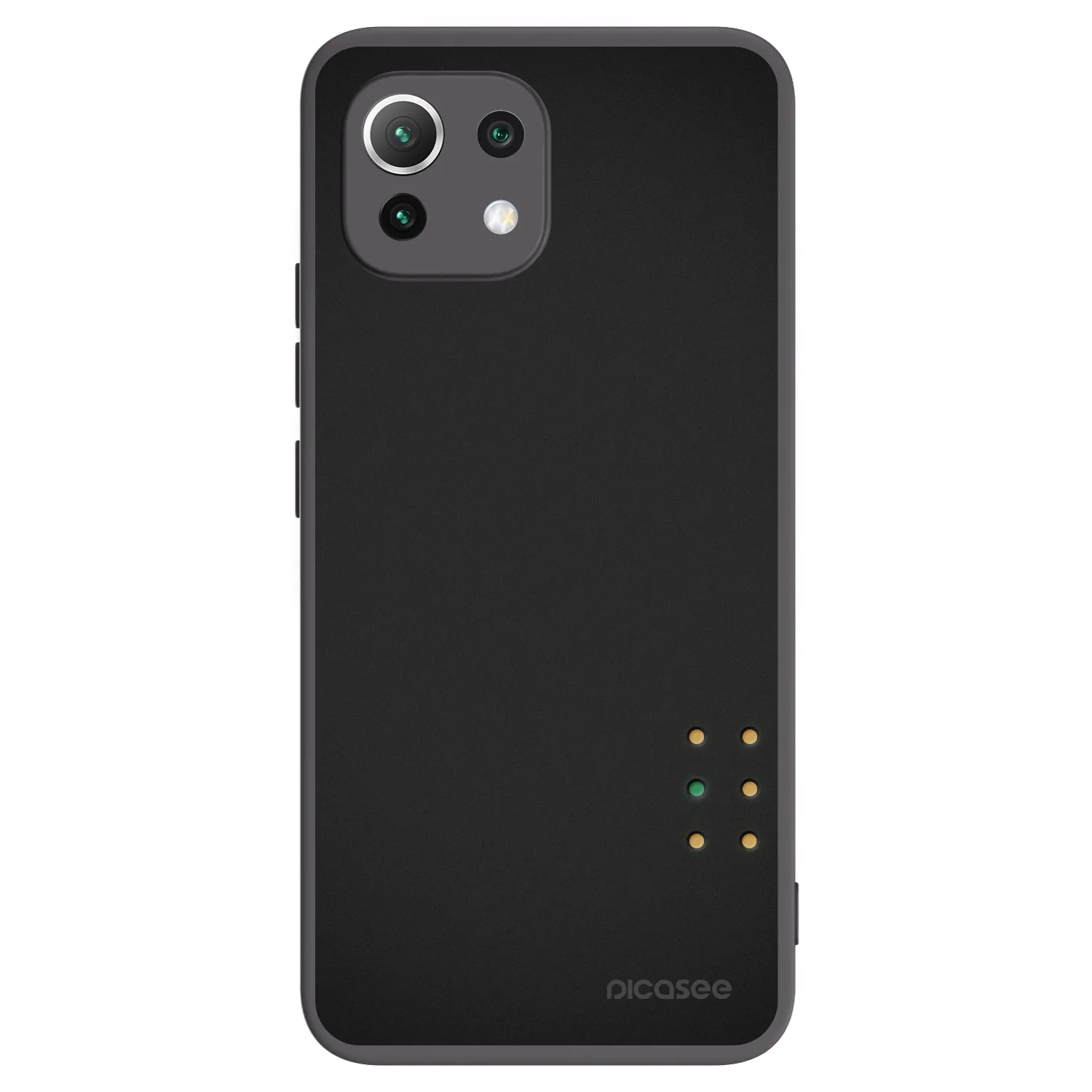 Picasee Xiaomi 11 Lite 5G NE Hülle - Schwarzes Silikon - Pulse