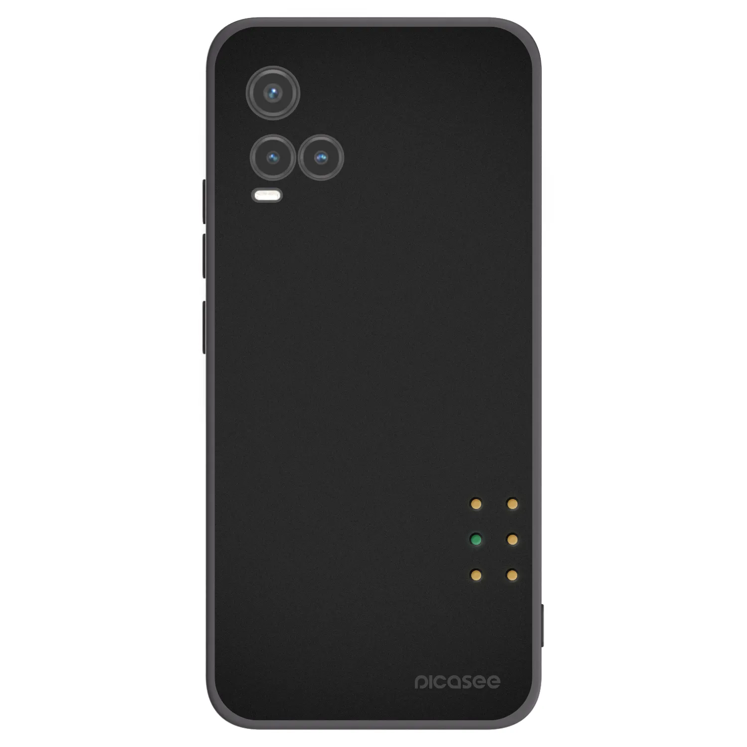 Picasee Vivo Y33s Hülle - Schwarzes Silikon - Pulse