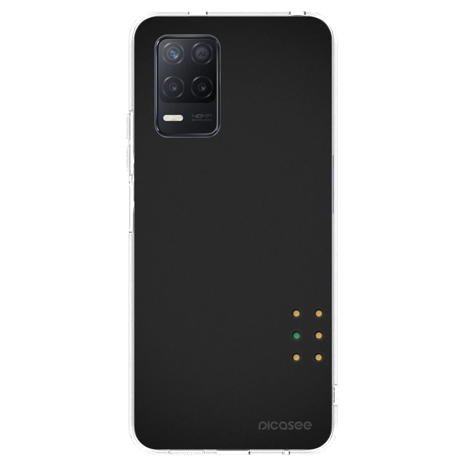 Picasee Realme 8 5G Hülle - Transparentes Silikon - Pulse